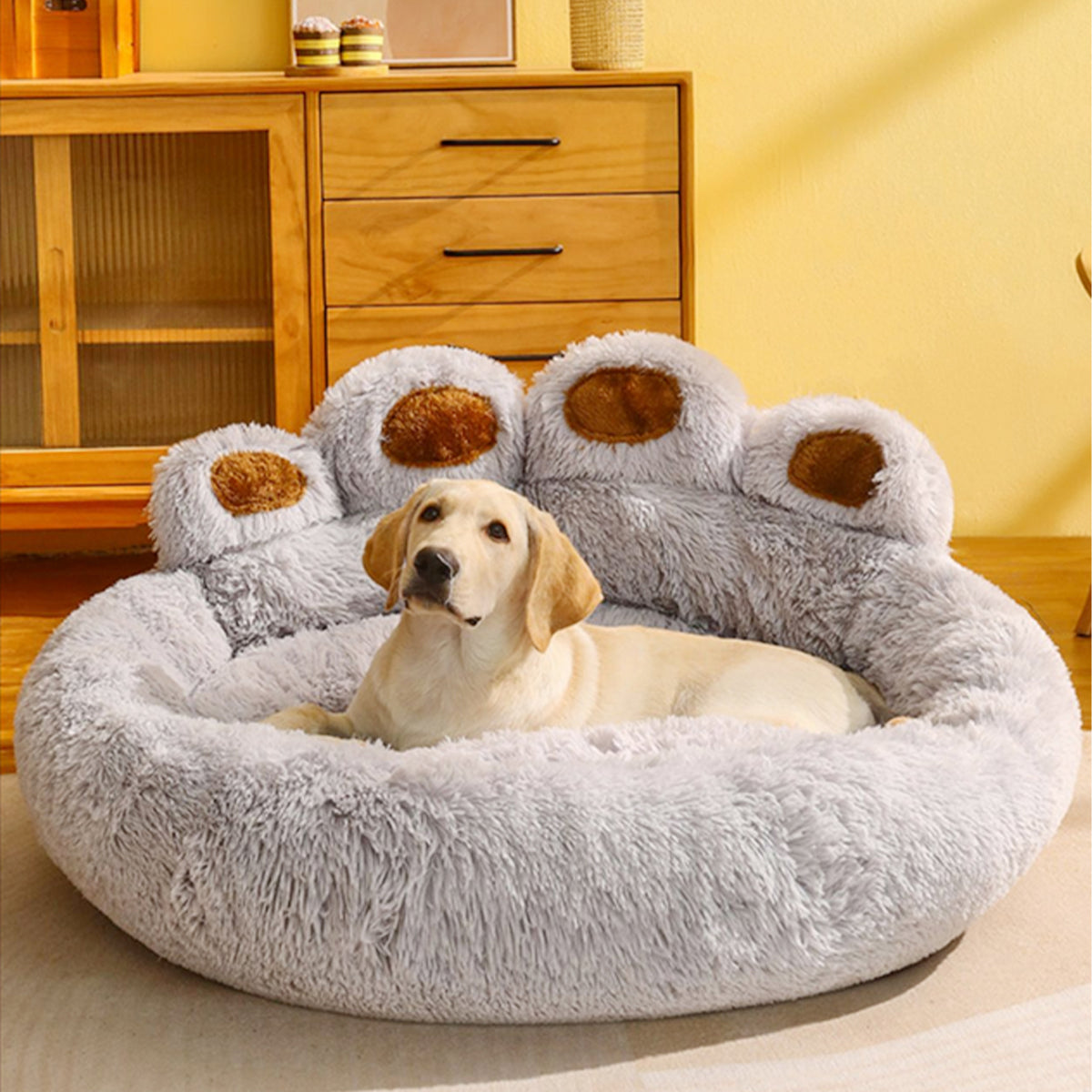 Panier pour chien - Lit pour chien - coussin pour chien - forme de patte